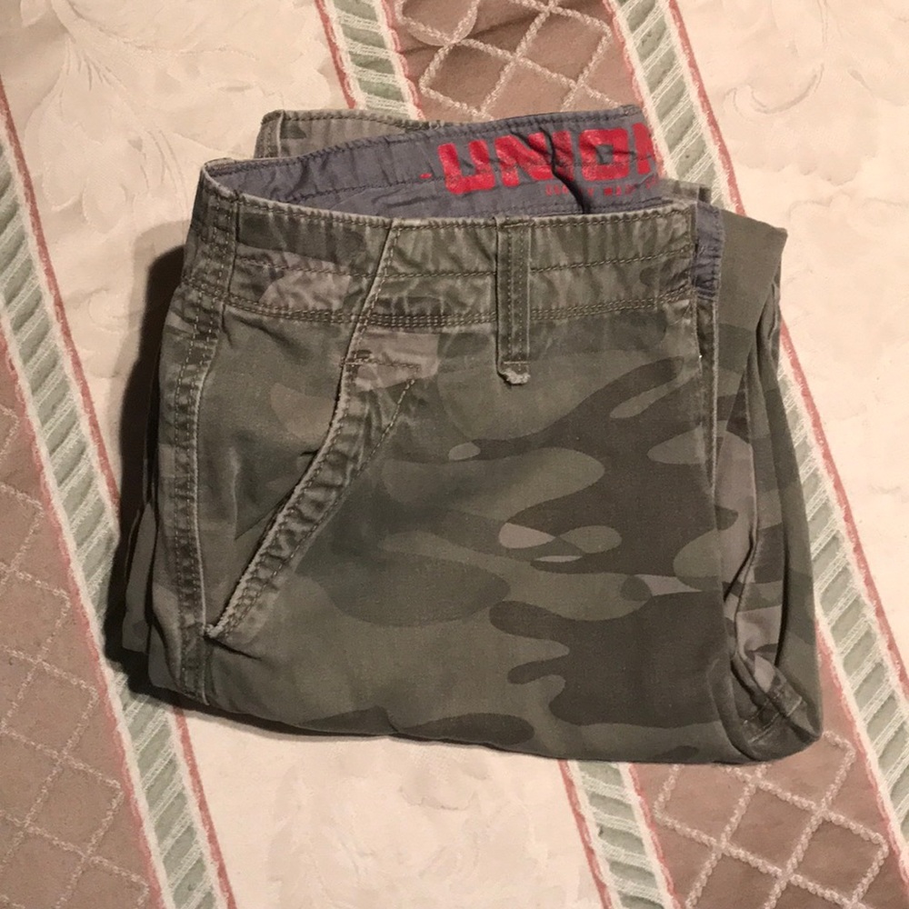 Faded Camo Cargo Pants